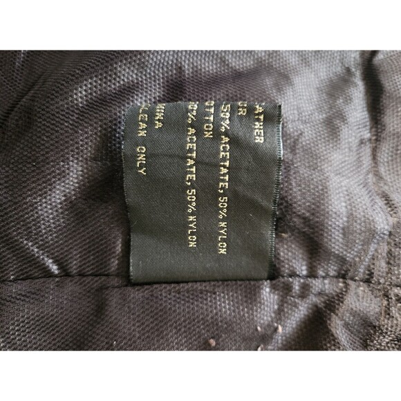 Vintage Genuine Leather Jacket Couture By J. Park Size Large, Classic Fit, Old! - Picture 12 of 14